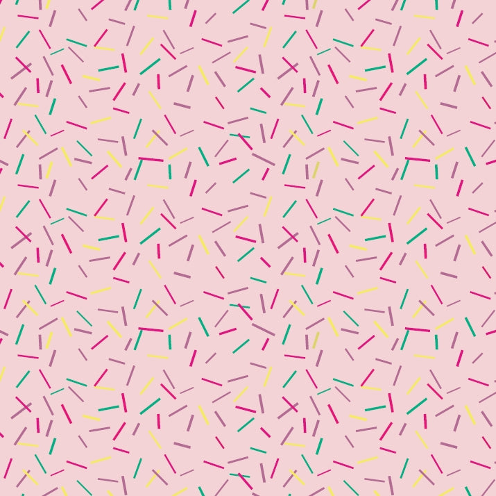 Confetti on Pink