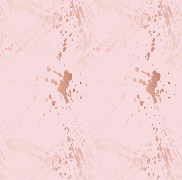 Rose Gold Foil Scatter Pink